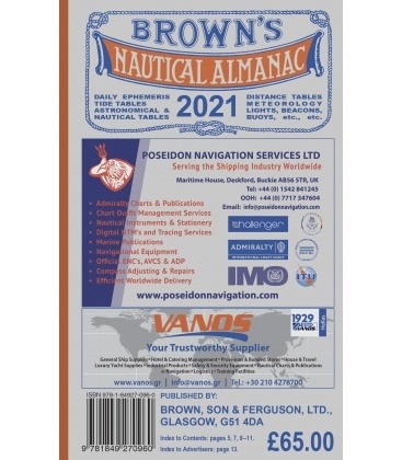 Browns Nautical Almanac 2021