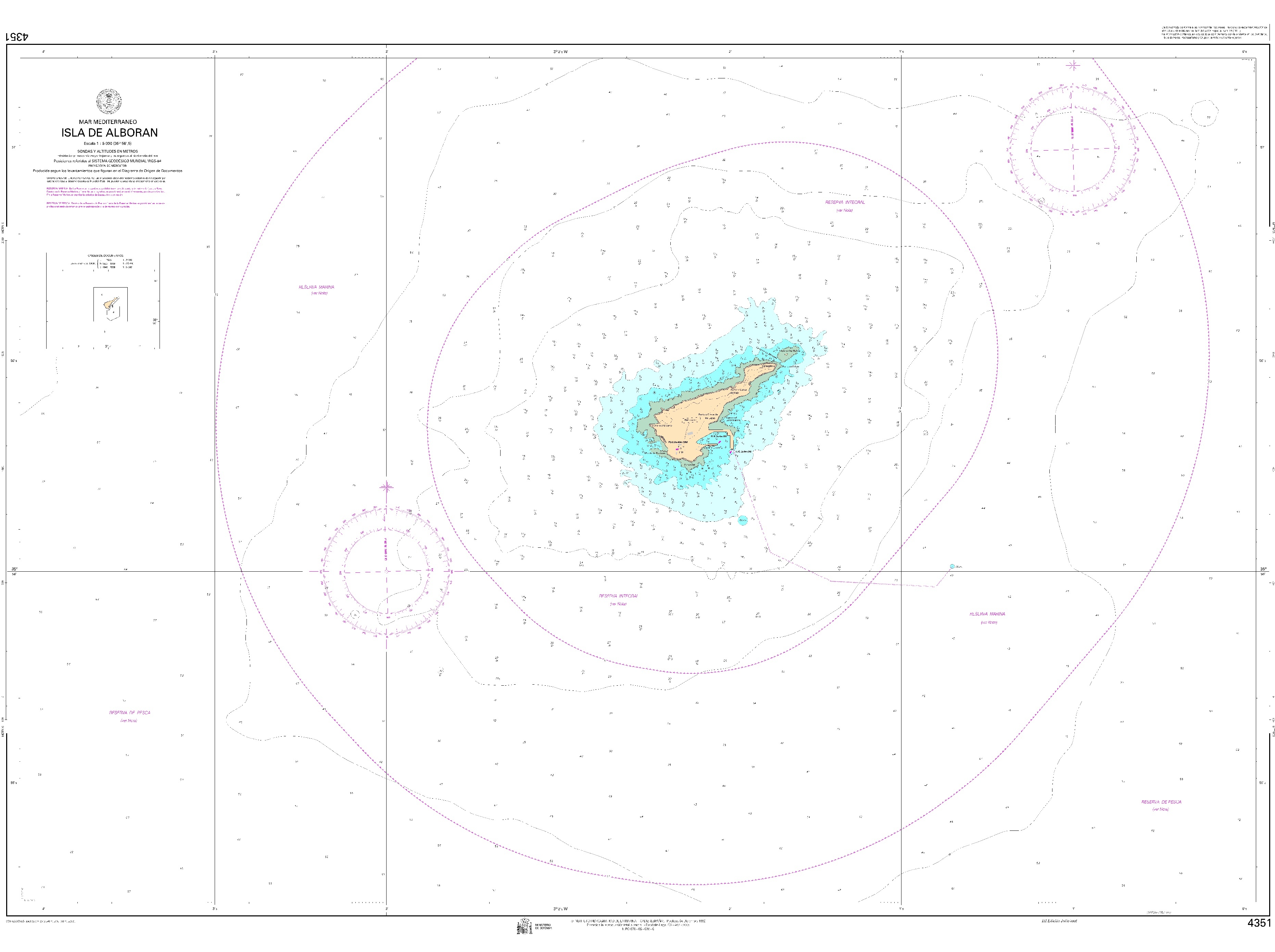 4351 Isla de Alborán ". 1:5000. 1:5000"