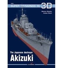 The Japanese destroyer Akizuki