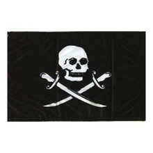 Bandera Artesanal Pirata 40x30