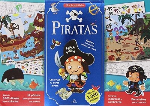 Piratas - Bloc de actividades "Más de 1000 stickers"