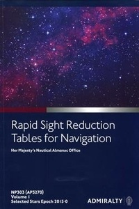 NP303(1) Rapid Sight Reduction Tables for Air Navigation Vol 1 Epoch 2015