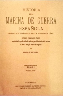 Historia de la marina de guerra española 4 vols. (ed. facsimil) "desde sus orígenes hasta nuestros días"