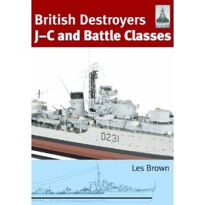 British destroyers J-C and Battle Classes