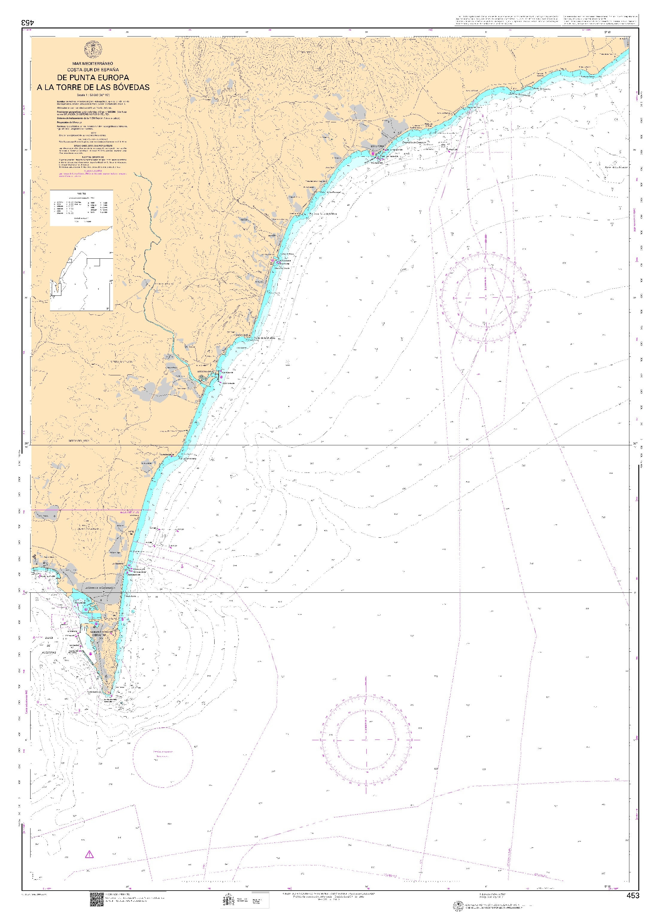 453 De punta Europa a la torre de las Bóvedas "1:50000"