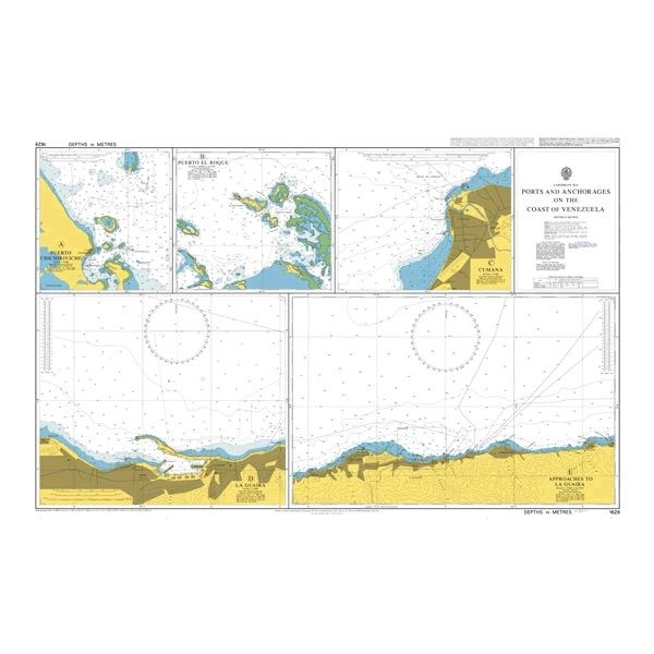 1629 Ports and anchorages on the coast of Venezuela