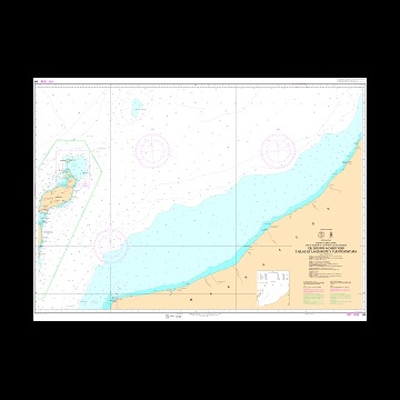 84 De Sidi Ifni a cabo Yubi e islas de Lanzarote y Fuerteventura "INT 1938. 1:350000. 1:350000"