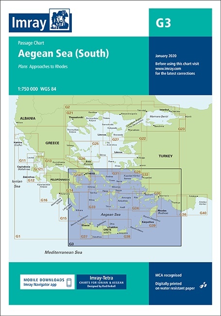 G3 Aegean Sea (South) "1:750 000"
